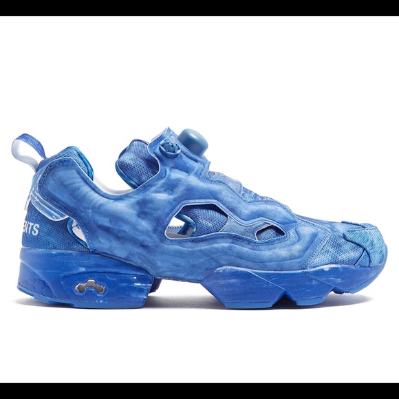 VETEMENTS x Reebok Instapump Fury Sneakers limited edition Blue Graffiti NWT - Picture 11 of 15